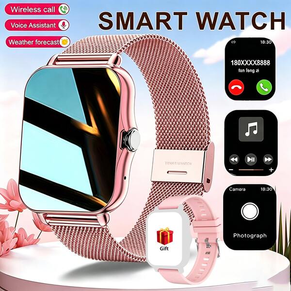 Smart Watch, Wireless Calling /Dial, Multi -Sport Mode,Suitable For Men And Women,Information Reminder,Sports Watches,For IPhone/Andriod