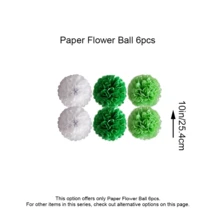 Green Party Decorations Green Party Decorations For Wedding Birthday Picnic BBQ Outdoor Golf Party Decorations Baby Shower, Bridal Shower, Graduation Party Birthday Party, Gender Reveal, Anniversary, Thanksgiving, Photo Booth Boho - Green and White Tassel Cover - View 11