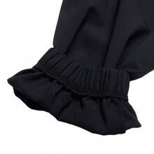 Nike Dri-Fit One Moisture-Wicking High-Waisted Athletic Casual Woven Pants (Women's) - Black - View 7