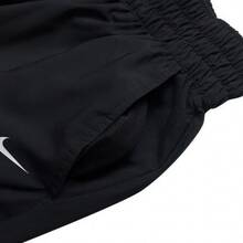 Nike Dri-Fit One Moisture-Wicking High-Waisted Athletic Casual Woven Pants (Women's) - Black - View 6
