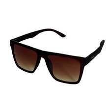 Óculos de sol Finoti Quadrado Grande Classico Masculino Original Uv400 - Marrom Degradê - Visão 6