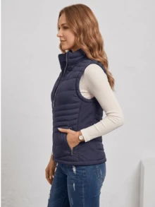 Impala Women Gilets - Navy Blue - View 2