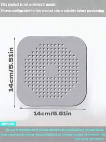 Silicone Hair Catcher And Drain Plug, Flexible Sink Drain Cover, Anti-Clogging Bathroom Floor Drain Filter, Odor-Proof Shower Drain Protector, Suitable For Bathtub, Kitchen Sink And Home Use - Multiple Styles - View 10