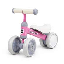 Balance Bike 1 Year Old – 4-Wheel Toddler Bike With Light-Up Wheels & Stable Steel Frame, Fun Toddler Outdoor Toys For Indoor Outdoor Play, Perfect As 1 Year Old Boy Gifts, Baby Toys 1 Year Old & 1st Birthday Girl Gifts.Pink - Pink - View 7