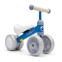 Balance Bike 1 Year Old – 4-Wheel Toddler Bike With Light-Up Wheels & Stable Steel Frame, Fun Toddler Outdoor Toys For Indoor Outdoor Play, Perfect As 1 Year Old Boy Gifts, Baby Toys 1 Year Old & 1st Birthday Girl Gifts.Blue - Blue - View 1