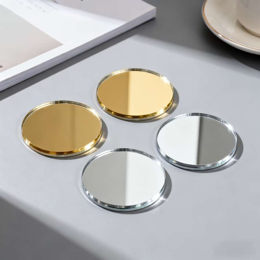 Acrylic Mirror Round (15/10/5 Cm) - Multicolor - View 1