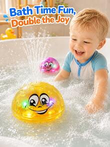 Bath Toy Ball Water Spray Light Rotating Shower Pool Children Toy Toddler Swimming Party Bathroom LED Light Toy Gift - Multicolor - View 5