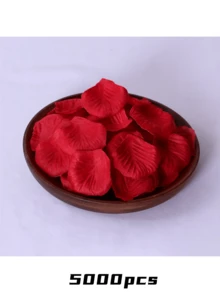 5000片仿真玫瑰花瓣，模擬玫瑰花瓣，浪漫手工散裝花瓣，無紡布材質，分層花瓣，散裝花瓣，告白花瓣 - 彩色 - 查看 8