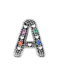 1pc Exquisite Letter Beaded Charm, Suitable For Women To Wear, Can Be Used For Bracelet, Bangle And Other DIY Jewelry Making, A Beautiful Gift For Girlfriend - Rhinestone Letter - View 15