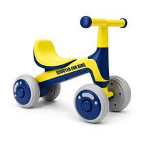 Balance Bike For Toddlers – 4-Wheel Toddler Bike & Kids Bike With Anti-Tip Steering & Silent EVA Wheels, Steady Balance Bike 1 Year Old, Perfect Birthday Gift For Ages 1-4, Top 1 Year Old Boy Gifts & Baby Girl Gifts For Indoor Outdoor Play.Blue - Blue - View 1