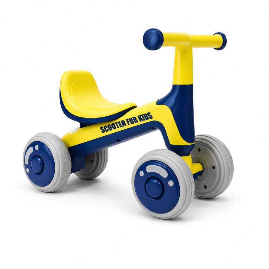 Balance Bike For Toddlers – 4-Wheel Toddler Bike & Kids Bike With Anti-Tip Steering & Silent EVA Wheels, Steady Balance Bike 1 Year Old, Perfect Birthday Gift For Ages 1-4, Top 1 Year Old Boy Gifts & Baby Girl Gifts For Indoor Outdoor Play.Blue - Blue - View 1