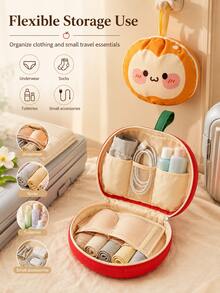 3-In-1 Travel Underwear Storage Bag, Large Capacity Bra, Panties And Socks Organizer, With Compartments, Suitable For Suitcase And Closet - Multicolor - View 8