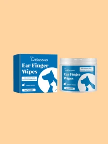 YEGBONG Dog & Cat Ear Cleaning Finger Sleeves, Suitable For Dogs & Cats, Pet Ear, Eye, Teeth Cleaning, Soft & Easy To Use, Fresh Breath, Non-Irritating, Suitable For Daily Ear & Teeth Care For Pet Cats & Dogs - Uscented - View 19