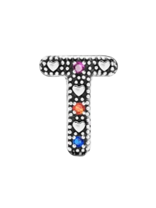 1pc Exquisite Letter Beaded Charm, Suitable For Women To Wear, Can Be Used For Bracelet, Bangle And Other DIY Jewelry Making, A Beautiful Gift For Girlfriend - Rhinestone Letter - View 16