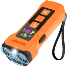 ENSSU 3X Pengusir Anjing Ultrasonik, Perangkat Anti Gonggong Genggam 6 in 1 dengan Lampu LED, Perangkat Pengusir Gonggong Anjing Jarak Jauh 50 kaki, Alat Pelatihan Hewan Peliharaan Ultrasonik Isi Ulang, Pengusir Anjing Portabel, Perangkat Pelatihan Anjing yang Ampuh untuk Anjing Besar/Sedang/Kecil - MultiWarna - View 8