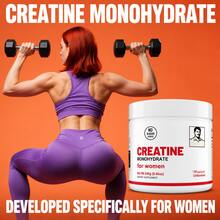Miriyalyad Women's Premium Creatine Monhydrate And Collagen+BCAA Blend-Muscle Support, Hair&Nails Strength, 30 Servings, No Sugar, No Artificial Additives, Dietary Supplement, 8.46oz - 3PCS - 查看 6