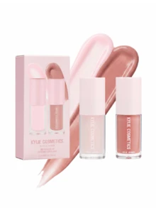 Kylie Cosmetics High Gloss Duo Diva & Klear Mini Set 2*0.08oz/2.5g – Lip Gloss, High Shine, For Women, Clear, Suitable For Daily Makeup Routine - Diva & Ready - View 1