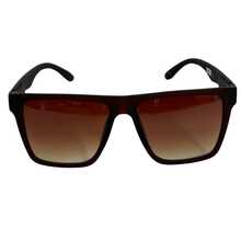 Óculos de sol Finoti Quadrado Grande Classico Masculino Original Uv400 - Marrom Degradê - Visão 5