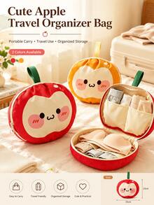 3-In-1 Travel Underwear Storage Bag, Large Capacity Bra, Panties And Socks Organizer, With Compartments, Suitable For Suitcase And Closet - Multicolor - View 2