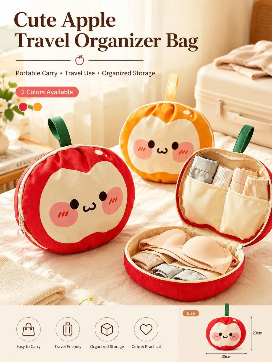 3-In-1 Travel Underwear Storage Bag, Large Capacity Bra, Panties And Socks Organizer, With Compartments, Suitable For Suitcase And Closet