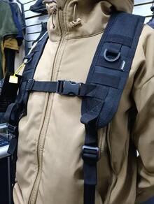 Tactical H-Harness Suspenders With Mesh MOLLE System And Adjustable Straps - Black - View 2