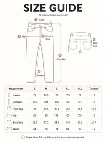 Nuevos jeans casuales de mujer con botones y bolsillos - Jeans de pierna recta de alta calidad, aptos para uso diario - Jeans de mujer talla grande vendidos de primavera - Azul - Ver 6
