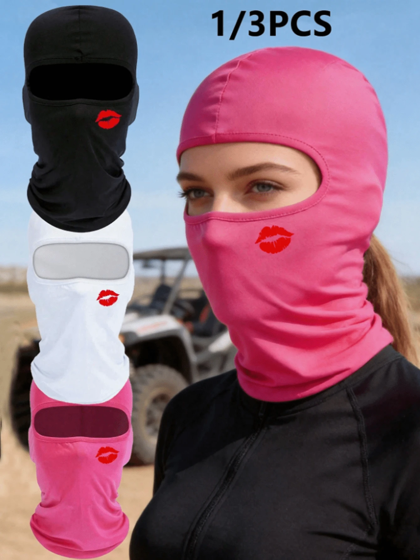 1 buah Masker Wajah Elastis Unisex Penyerap Keringat dengan Motif Cetak untuk Mendaki, Mengendarai Sepeda Motor, Aktivitas Luar Ruangan, Cocok untuk Jalan-jalan Sehari-hari, Pesta, dan Cosplay - MultiWarna - View 1