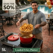 This Multi-Functional Deep Fryer Combines Stewing, Boiling, Braising, Soup Making, Steaming, And Stir-Frying Into One Appliance. It Is Compatible With All Heat Sources And Requires No Assembly. Suitable For Family Restaurants And Outdoor Patios. - View 4