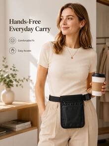 Multifunctional Portable Waist Bag, Adjustable Shoulder Strap Design, Universal Tool Storage Bag, Suitable For Daily Use, Work, Hairdressing And Medical Care - Multiple Styles - View 8