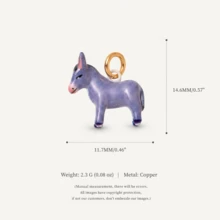 1pc Lucky Angel Pendant, Cute Cartoon Style, 18K Gold PVD Plated Stainless Steel, Waterproof And Fade-Resistant, Suitable For Women's Daily Decoration On Backpacks, Keys, Bracelets, Waistbands, Belts And More. - Multicolor - View 15