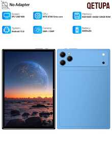 Qetupa Z17 Android 15 Tablet, 10.1 Inch 4GB RAM + 64GB/128GB ROM, Powered By MTK 8788 Octa-Core Processor CPU, 5MP + 13MP Dual Camera, 1280x800 HD IPS Touchscreen, GPS, 6000mAh Battery, Multi-Window Display, Lightweight And Durable - Blue - View 1