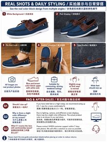 Men's Outdoor Casual Loafers, Featuring A Minimalist Color Scheme, Fashionable And Versatile. Slim Fit, Recommended To Choose Half Size Up For A Comfortable And Loose Fit. - Blue - View 9