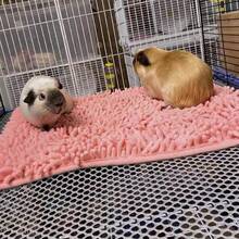 1pc Super Absorbent, Breathable & Non-Slip Pet Sleeping Mat, Washable Small Pet Nest Pad, Suitable For Guinea Pigs, Rabbits, Various Birds, Cats, Reptiles And Amphibians - View 2