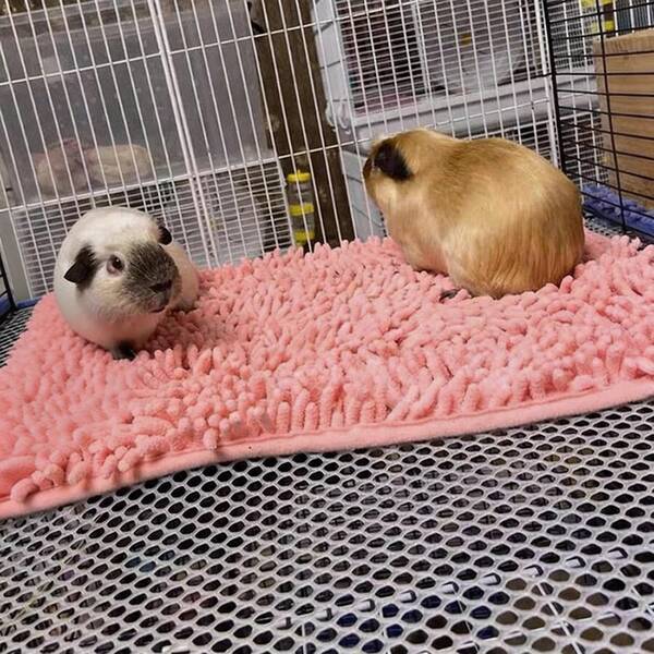 1pc Super Absorbent, Breathable & Non-Slip Pet Sleeping Mat, Washable Small Pet Nest Pad, Suitable For Guinea Pigs, Rabbits, Various Birds, Cats, Reptiles And Amphibians