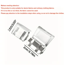 4/12pcs Invisible Fixing Clips To Shorten Pant Legs, Prevent Pant Legs From Dragging On The Floor, Hidden Seamless Buckle Device, Prevent Pant Legs From Dragging, Suitable For Jeans And Pants, Waterproof, Portable - A - View 2