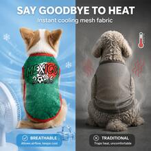 1 pièce Maillot de football pour animaux de compagnie Coupe du Monde du Mexique, imprimé drapeau en forme de cœur, schéma de couleurs vert & rouge, gilet sans manches, convient aux petits chiens et chats, parfait pour regarder les matchs, les fêtes et les promenades quotidiennes, tenue de style patriotique sportif, excellent cadeau pour les fans de football - Vert - Voir 8