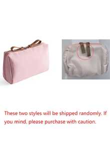 Korean Style Cosmetic Storage Bag, Travel Portable Mini Clutch, Minimalist Elegant Lipstick Pouch, Lightweight Scratch-Resistant Layered Organizer, For Travel, Daily Use And Party, Fashionable Women Travel Enthusiasts, Independence Day Gift, Summer Outdoor Essential - Multicolor - View 9