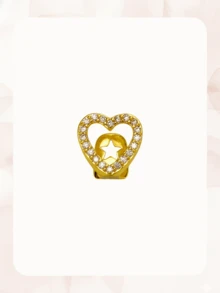 1-2Pcs Gold Grillz Teeth Cover, Fake Braces, Oral Accessory For Men&Women, Rapper Look, Festival, Concert&Party Wear Shiny&Bling Budget-Friendly - Multicolor - View 12