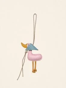 Cute Duck Bag Charm PU Leather Pendant Keychain For Handbags Backpacks Tote Bags Colorful Decorative Accessory Daily Outfit Matching Gift Idea Women Girls Fashion Accessory - Multicolor - View 13