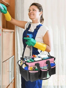Large Capacity Outdoor Storage Bag, Camping Organizer Bag, Cleaning Tool Storage Bag, Multi-Function Storage Bag, Crossbody Handheld Portable Cleaning Tool Waist Bag, Outdoor Miscellaneous Storage Bag - Multicolor - View 8