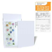 Papel Térmico para Impressora 8,5 X 11 Polegadas, 100 Folhas Tamanho Carta EUA, Compatível com Impressora Térmica Portátil M08F/A40, Papel de Impressão Dobrado com Alimentação Contínua (100 Folhas/Dobradura Contínua) - Visão 12