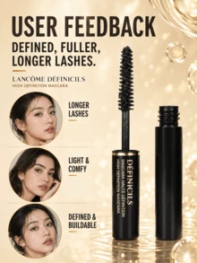 Lancôme 精準長睫毛睫毛膏 2.07ml 試用裝，不結塊不暈染，全天持妝，自然黑色調，適合日常與節日妝容 - 查看 8