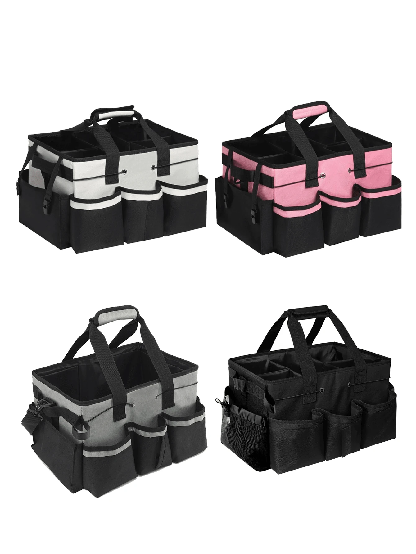 Large Capacity Outdoor Storage Bag, Camping Organizer Bag, Cleaning Tool Storage Bag, Multi-Function Storage Bag, Crossbody Handheld Portable Cleaning Tool Waist Bag, Outdoor Miscellaneous Storage Bag - Multicolor - View 1