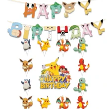 生日蛋糕裝飾套組，生日杯子蛋糕插牌，附「Happy Birthday」與「Friend」字樣，適合主題生日派對蛋糕裝飾，美感風格 - 卡通蛋糕排插 - 查看 9