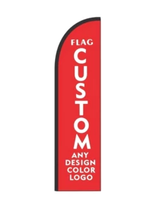 [Customized]Blade-Shaped Flag, Customizable With Your Design And Text, Portable, Suitable For Various Outdoor Activities - Multicolor - View 4
