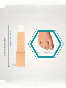 Adjustable Toe Separator - Finger Splint, Reusable Polyester Fracture Bandage, For Hammer Toe, Crooked Toe, And Overlapping Toe, Tie-On Design, Hand Wash, Comfortable Polyester Toe Protector - 多色 - 查看 7