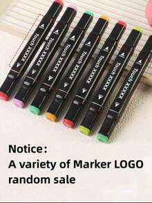 12/24/36/48/60/80 Colors Dual Tip Professional Marker Pen Set - Versatile Brush Pens For Painting, Sketching, Cardboard Comic Design - Unleash Your Artistic Talent, Back To School - Multicolor - View 4