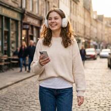 Gerripuer Over-Ear Bluetooth Headphones Foldable Telescopic Metal Texture High-End Business Gift M15 Wireless Headphones 5.3 Stereo Channel Volume Control Thoughtful Gift New With Long Standby Time Supporting AUX/Wireless 2 Connection Modes Using Type-C Charging Port Compatible With Smartphones Tablets And PCs - View 4