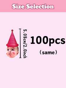 1/10/25/50/100/150pcs Customizable Personalized Photo Stickers, Colorful Paper Face Stickers, Personalized Colorful Stickers, Custom Party Stickers, Suitable For Birthday Party, Bachelorette Party, Party Decoration, Suitable For Various Parties - Multicolor (2) - View 14
