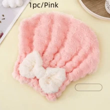 1 pieza/Toalla para el cabello súper absorbente, secado rápido del cabello húmedo, diadema, gorro, toalla de baño, toalla para cabello largo, adecuada para mujeres con cabello grueso. - Multicolor - View 16